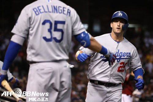 다저스는 이날 경기에서 시즌 최다 홈런 기록을 갈아치웠다. 사진(美 피닉스)=ⓒAFPBBNews = News1