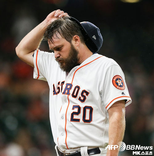 마일리에게 힘든 하루였다. 사진(美 휴스턴)=ⓒAFPBBNews = News1