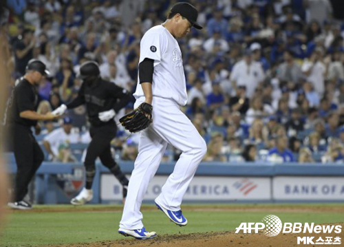 현재 다저스 선발진의 가장 큰 고민은 류현진이다. 그러나 그만 문제가 있는 것일까? 사진=ⓒAFPBBNews = News1