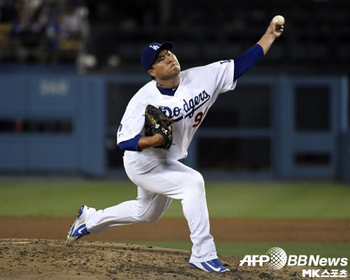 다저스는 3년 연속 월드시리즈 진출, 나아가 31년 만에 우승을 노리고 있다. 현지 언론은 류현진 포스트시즌 돌입 전 부활 여부가 다저스 가을야구 성패에 가장 중요하다고 봤다. 사진=AFPBBNews=News1