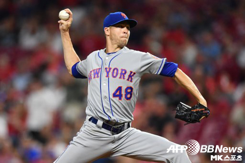 디그롬이 무실점 호투했다. 사진(美 신시내티)=ⓒAFPBBNews = News1