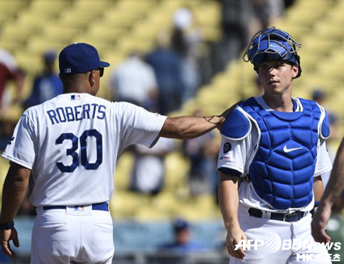 윌 스미스가 예고된 대로 선발 출전해 류현진의 공을 받는다. 사진=ⓒAFPBBNews = News1