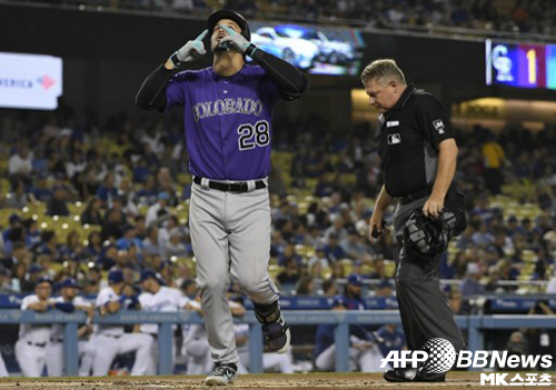 아레나도가 선발 라인업에 복귀했다. 사진=ⓒAFPBBNews = News1