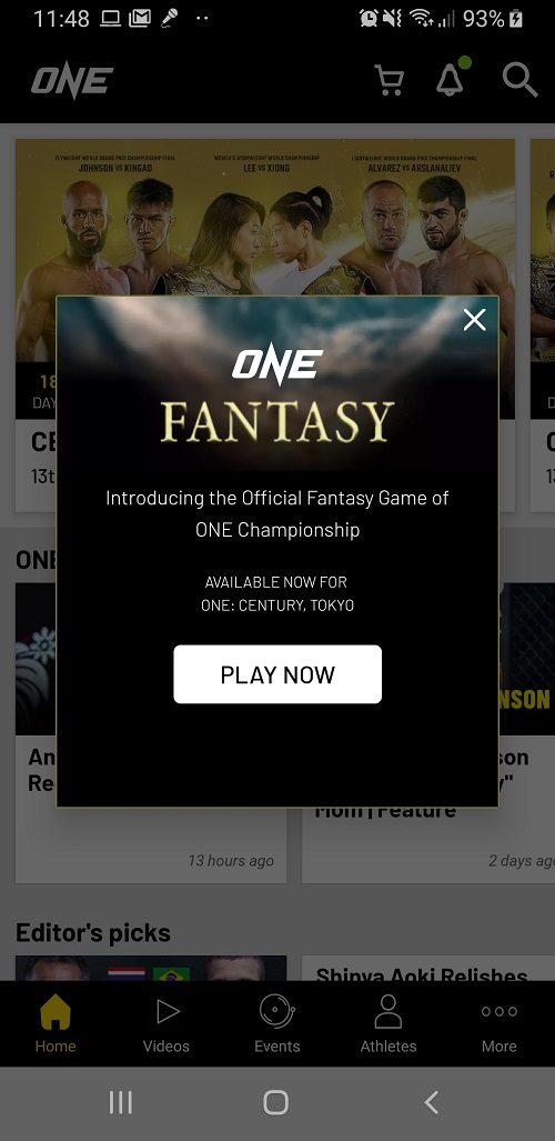 사진=ONE Championship 제공