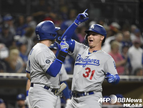 피더슨은 멀티 홈런을 기록했다. 사진(美 샌디에이고)=ⓒAFPBBNews = News1