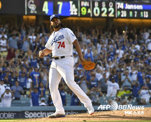MLB.com은 다저스의 약점이 불펜투수에 있다고 봤다. 그중 가장 물음표가 붙는 건 마무리 잰슨으로, 그가 다시 예전의 모습을 회복할 수 있는 게 관건이라고 봤다. 사진=ⓒAFPBBNews = News1