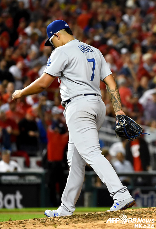 우리아스에게는 힘든 하루였다. 사진(美 워싱턴DC)=ⓒAFPBBNews = News1