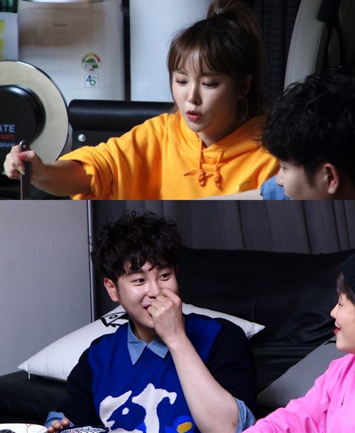 ‘미운 우리 새끼’의 홍진영이 절친 김신영, 피오와 티격태격 케미를 선사한다. 사진=SBS