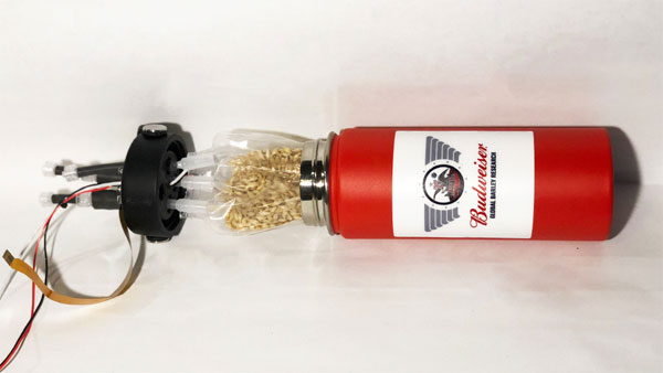 2030년대 화성에 맥주를 공급하기 위한 버드와이저의 우주 맥주 실험 장비. [사진 제공 = 독일항공우주센터 국제우주정거장]