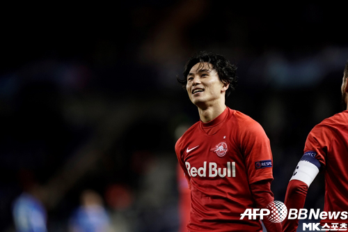 잘츠부르크 공격수 미나미노 다쿠미가 2020년 1월 리버풀로 이적할 것으로 보인다. 사진=AFPBBNews=News1