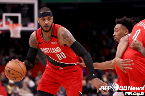 카멜로 앤소니가 팀 승리를 이끌었다. 사진=ⓒAFPBBNews = News1