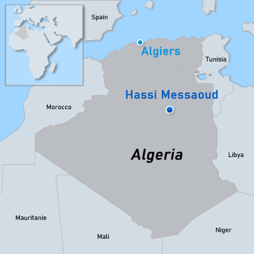 Hassi Messaoud, 600 km southeast from the Algeria’s capital Algiers. [Photo provided by Samsung Engineering Co.]