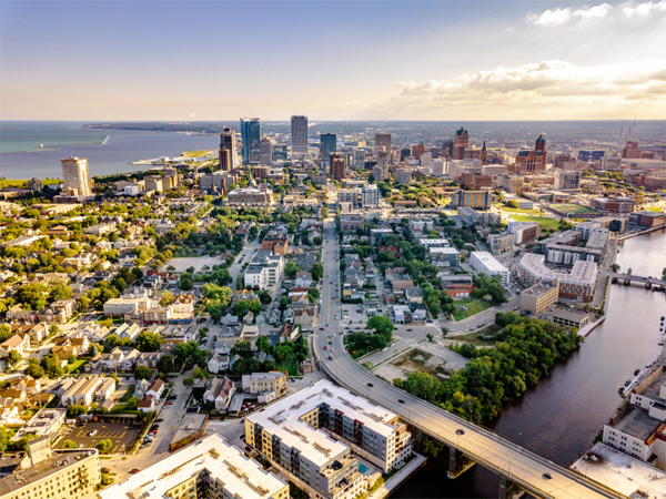 2020년 미국 민주당 전당대회 개최 예정지인 밀워키. 시카고에서 차로 1시간30분 거리에 있다. [사진 제공 = 밀워키 관광청]