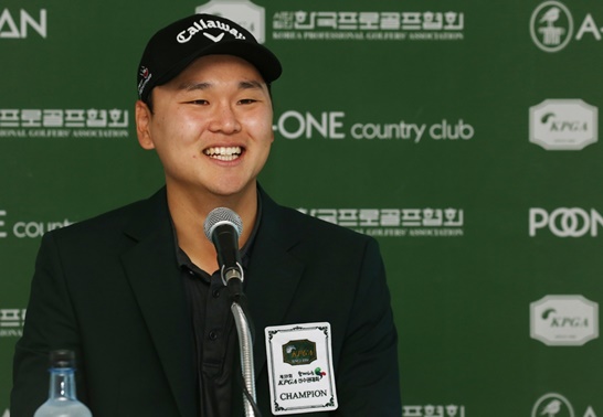 개명 후 제59회 KPGA 선수권대회 with A-ONE CC에서 우승한 김준성. 사진=KPGA 제공