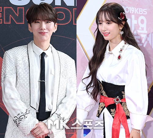 그룹 몬스타엑스 멤버 기현과 우주소녀 멤버 보나가 5년 열애설을 부인했다. 사진=옥영화 기자
