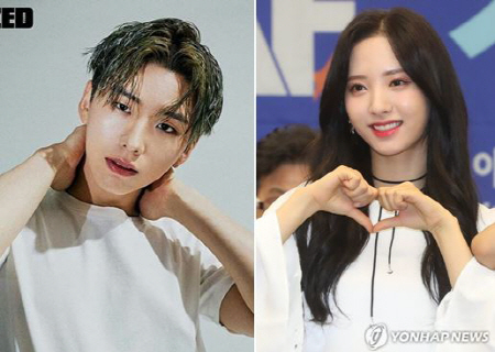 [사진 출처 = 몬스타엑스 SNS 캡처(좌), 연합뉴스(우)]