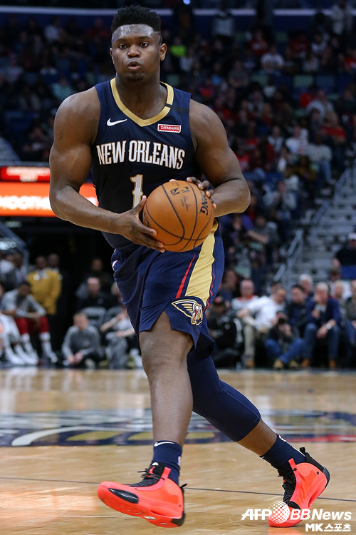 자이언 윌리엄슨이 대학 진학 당시 듀크대로부터 금품을 받았다는 주장이 제기됐다. 사진=ⓒAFPBBNews = News1