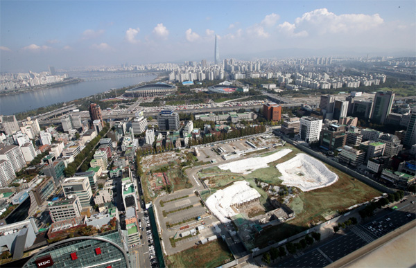 개발 기대감에 아파트 값이 오르고 있는 잠실 MICE 일대. [매경 DB]