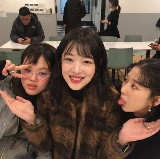 미미(왼쪽)와 설리. [사진 설리 인스타그램]