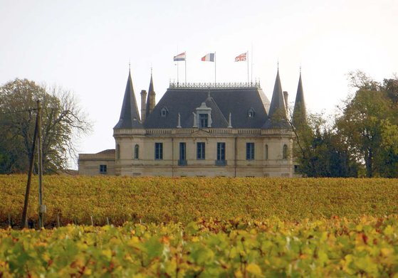 로스차일드 와이너리 전경. 로스차일드 가의 와인 라벨은 와인 시장에서 고급으로 꼽힌다. [사진 송동섭]