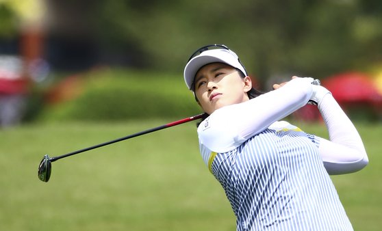 LPGA 혼다 타일랜드에서 통산 세 번째 정상에 오른 양희영. [AP=연합뉴스]