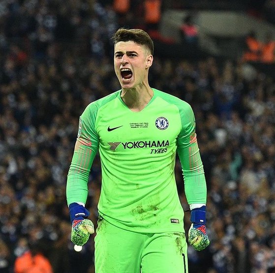 잉글랜드 첼시 골키퍼 케파 아리사발라가가 감독교체를 거부해 논란을 일으켰다. [첼시 소셜미디어]