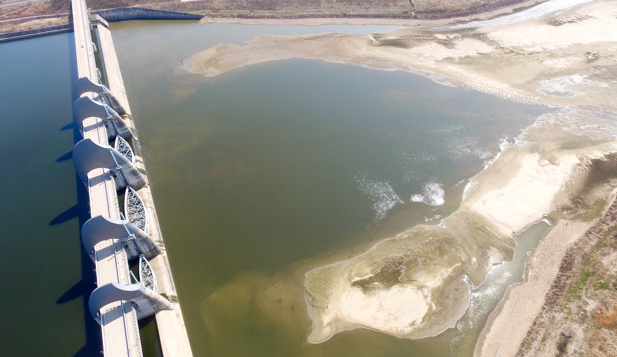 광주광역시 남구 승촌동에 위치한 영산강 승촌보. 프리랜서 장정필