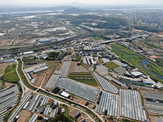 3기 신도시로 지정된 경기도 고양시 창릉 부지. [뉴스1]