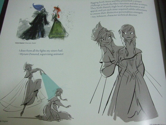 김상진 감독이 캐릭터 디자인에 참여한 디즈니 애니 '겨울왕국' 스케치. [사진 월트디즈니컴퍼니 코리아]