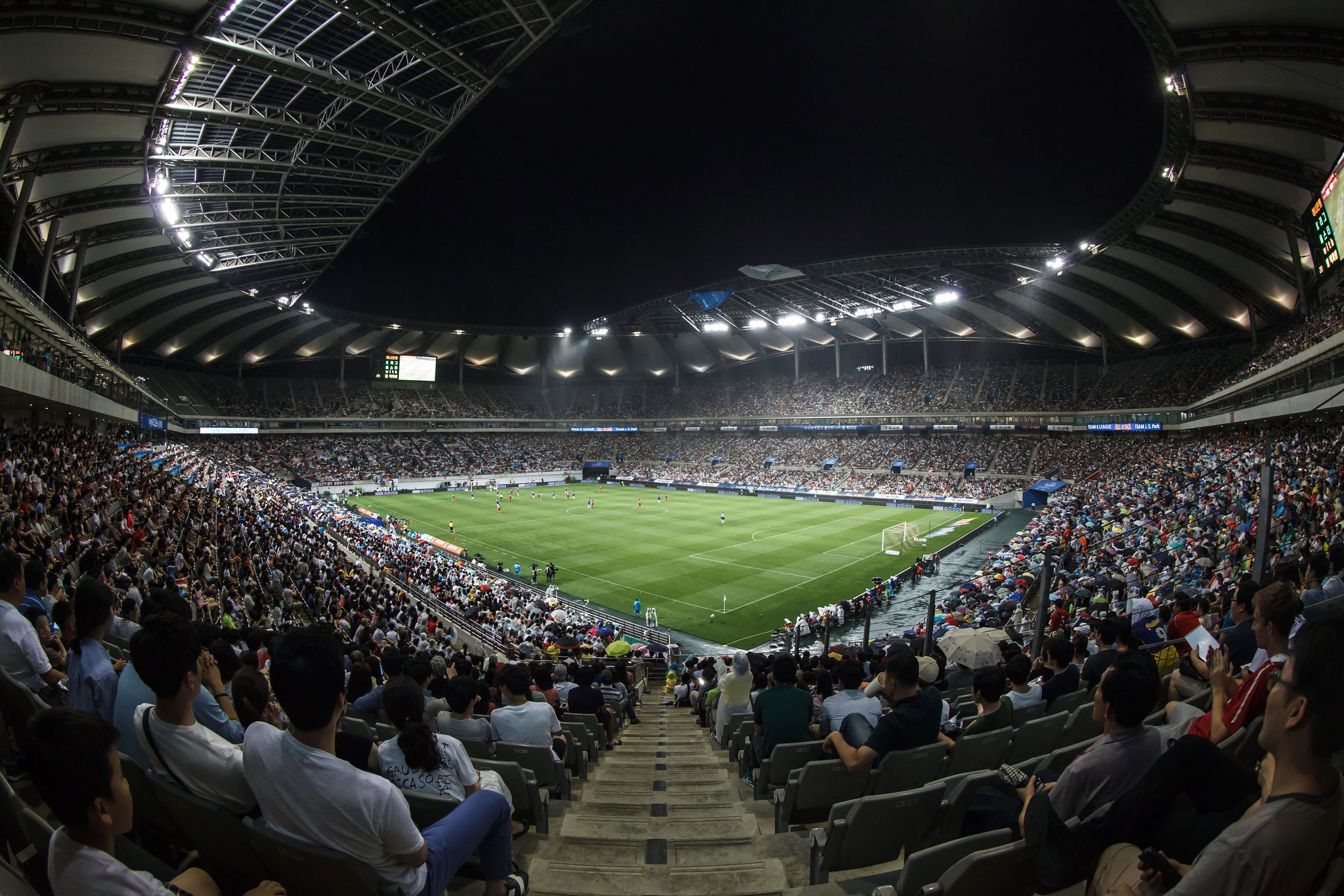 2014년 서울월드컵경기장에서 열린 K리그 올스타전 관중석. [사진 프로축구연맹]