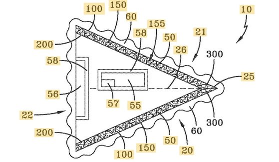 미 해군이 특허를 낸 하이브리드 우주항공ㆍ 수중기. [자료 미 특허청]
