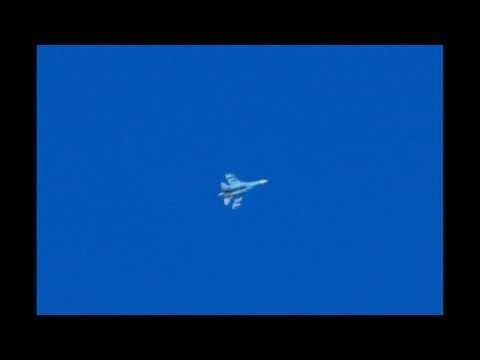 51구역을 날고 있는 러시아 전투기 Su-27. [사진 유튜브 G11PMD 계정 캡처]