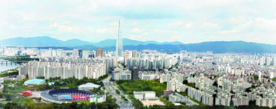 서울시내 아파트 단지의 모습. [뉴스1]