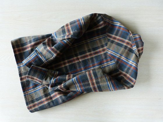 플란넬 셔츠는 다양한 색상의 제품이 있는데, 색이 스타일링의 중요한 포인트가 된다. [사진 Wikimedia Commons]