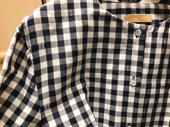 빈폴에서 따온 자음 ㅍ으로 만든 새로운 빈폴 체크. 윤경희 기자