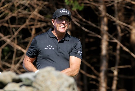 CJ컵 속 필 미켈슨. [사진 JNA 골프]