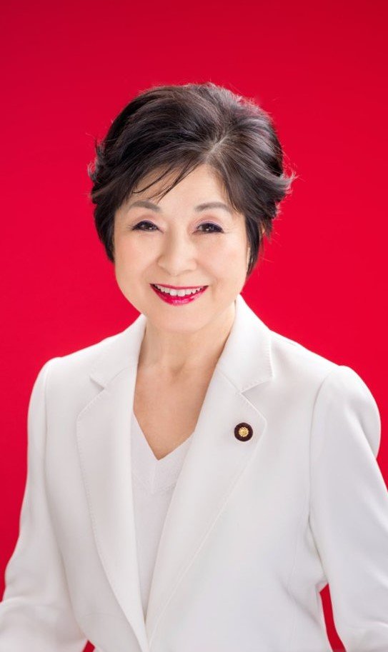 산토 아키코 일본 참의원 의장.[산토 의원 트위터 캡처]