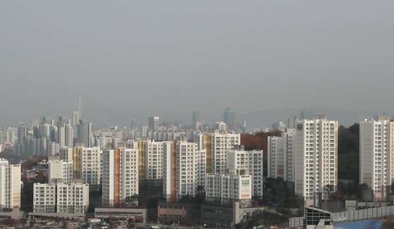 11월 21일 서울의 아파트 밀집 지역 [연합뉴스]