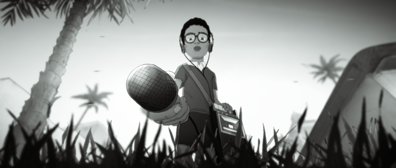 ‘피아노치는 우주비행사’가 꿈이었던 어린 소년 나우펠은 세상의 여러 소리들을 녹음하며 놀곤했다. [사진 넷플릭스]