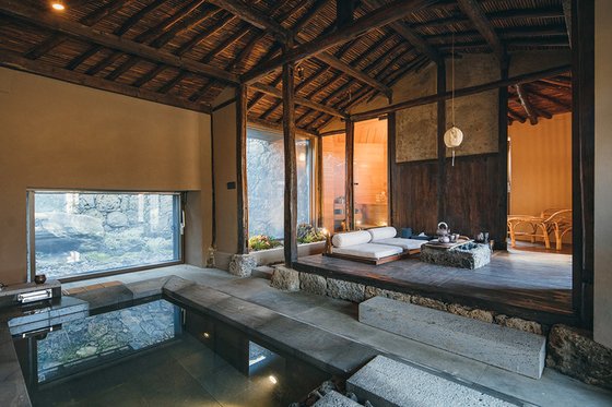 지랩의 최근작 '와온.' 온전한 쉼과 휴식을 위해 따뜻한 집을 만들었다. 첨단 IOT 기술을 도입, 조명과 온도 등을 외부에서 제어할 수 있어 호스트가 쉽게 섬세한 서비스를 제공받을 수 있다. [사진 스테이폴리오]