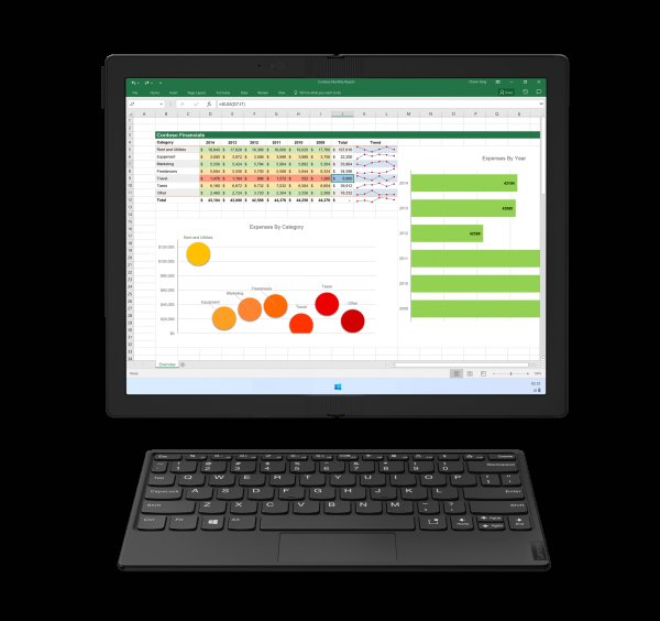 CES2020에서 공개된 레노버의 X1 폴드 [사진 레노버]