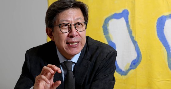 통추위원장으로 추대된 박형준 동아대 교수. [중앙포토]