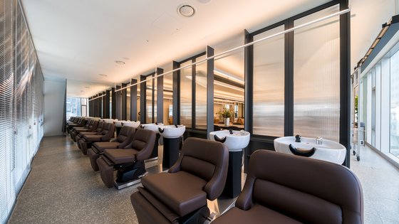 서울 강남역 근처 공유미용실 ‘팔레트h’ 샴푸실. [사진 제로그라운드]