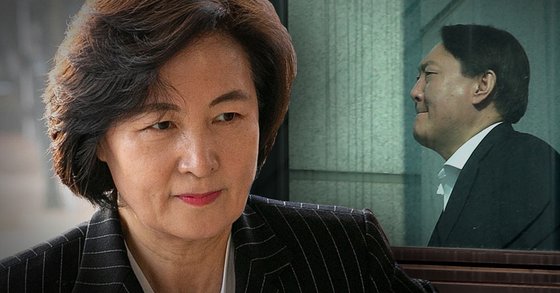 추미애 법무부장관(왼쪽)과 윤석열 검찰총장. [연합뉴스·뉴스1]