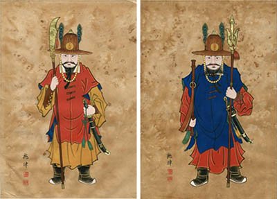 25일 경복궁에서 나눠주는 세화. [사진 각 기관]