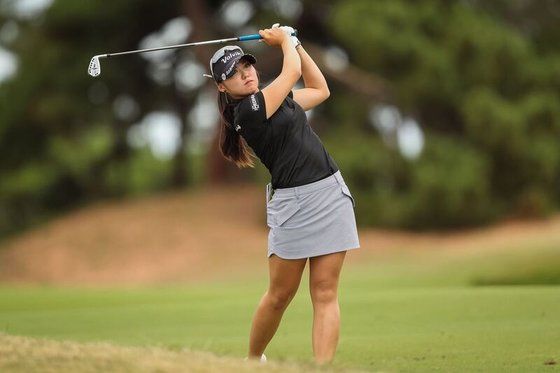 호주여자오픈 3라운드에서 단독 2위에 올라선 조아연. [사진 Golf Australia]