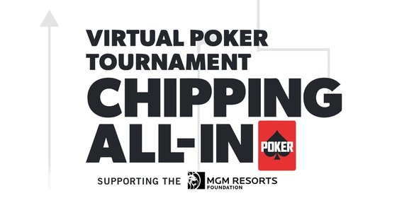 골퍼들이 참여한 치핑 올-인 포커 대회. [사진 MGM리조트 SNS]
