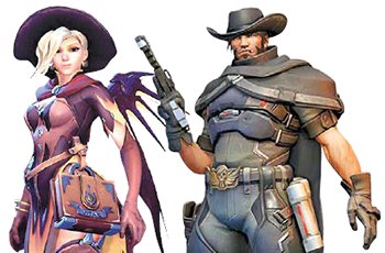 ‘오버워치’에 등장하는 남녀 캐릭터의 모습. [사진 블리자드]