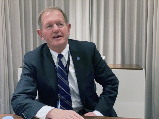 마르쿠스 발렌베리 회장이 지난해 12월 서울 소공동 롯데호텔에서 중앙일보와 단독 인터뷰 하고 있다. 이동현 기자