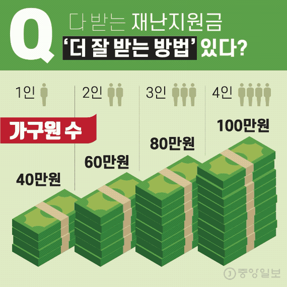 재난지원금. 그래픽=차준홍 기자 cha.junhong@joongang.co.kr